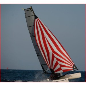 Spinnaker Katamaran F18 - Flat