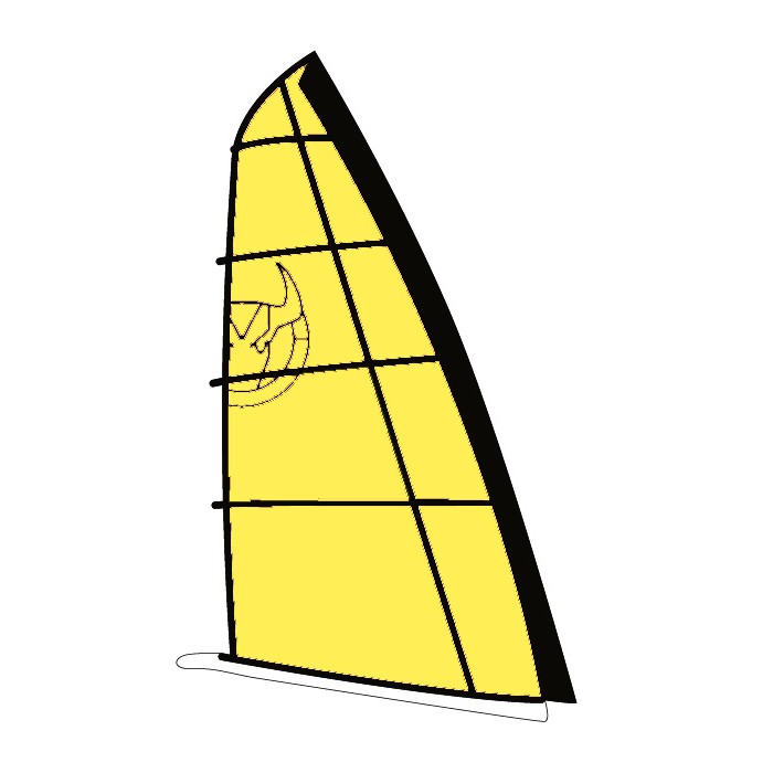 Grande voile Char à voile 4.5m2 Grande voile Char à voile 4.5m2