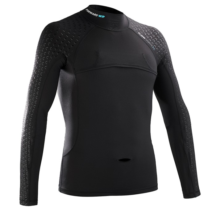 FLOW VORTEX RASHGUARD BLACK