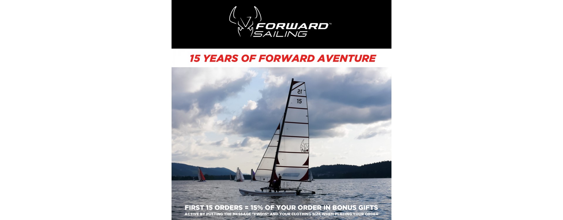 Sonderangebot 15 Jahre Forward Sailing